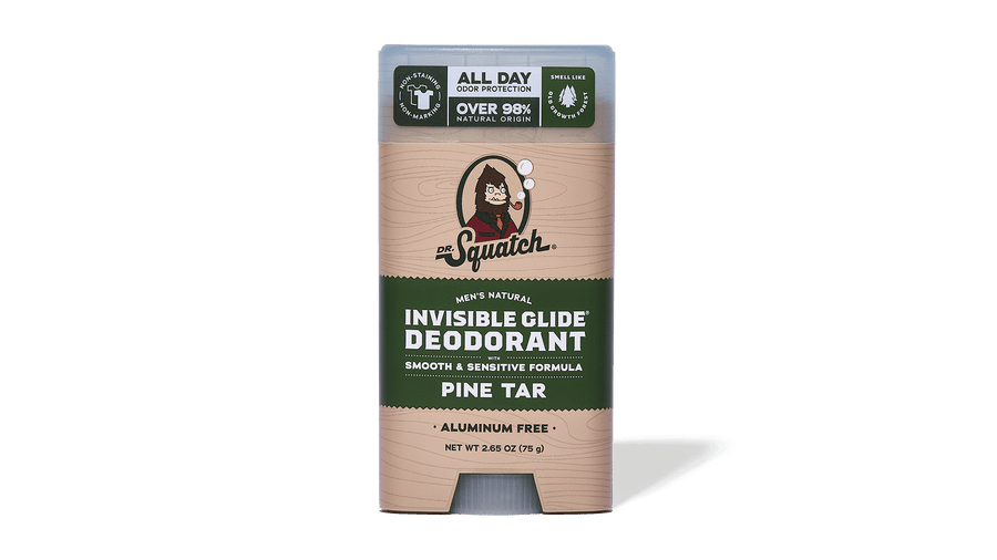Pine Tar Invisible Glide Deodorant - Bright Fresh Carry