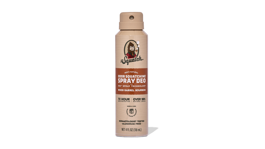Wood Barrel Bourbon Spray Deodorant - Daily Shield