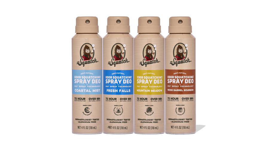 Spray Deodorant 4-Pack - Premium Collector Choice