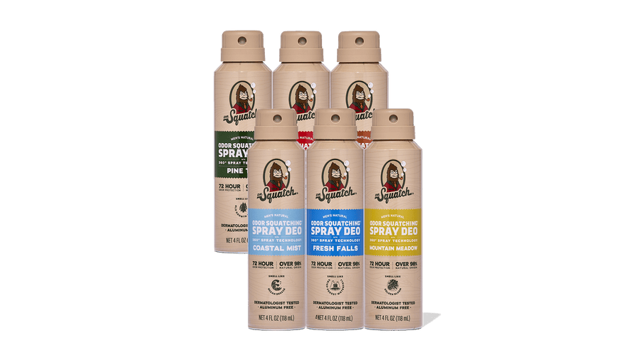 Spray Deodorant 6-Pack - Bright Outdoor Pick
