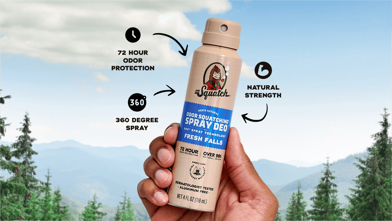 Spray Deodorant 6-Pack - Bright Outdoor Pick