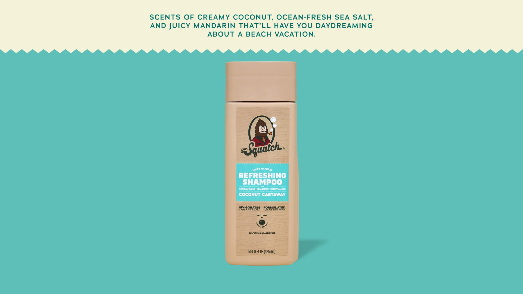 Coconut Castaway Shampoo - Outdoor Fresh Finish
