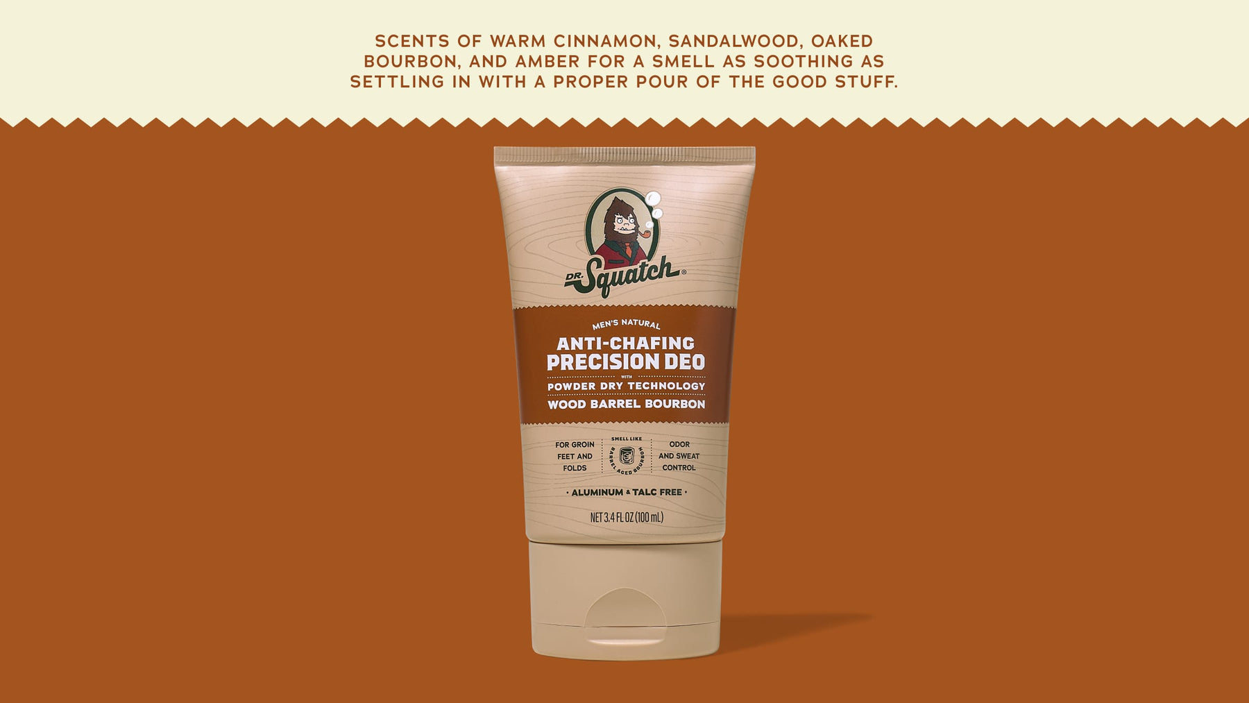 Wood Barrel Bourbon Precision Deo - Clean Lather