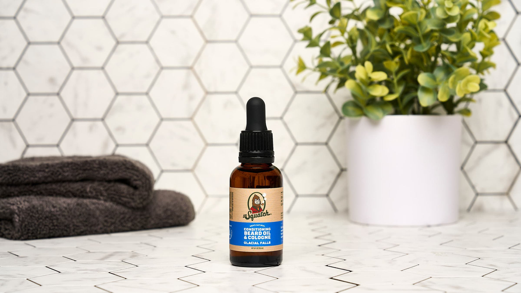 Conditioning Beard Oil & Cologne Glacial Falls - Simple Classic Scent