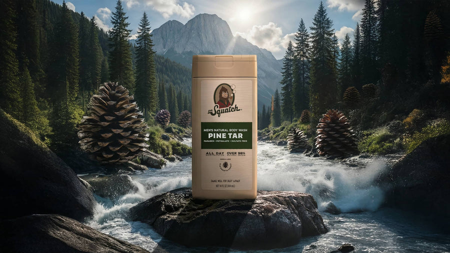14 oz Pine Tar Body Wash - Clean Fresh Bar