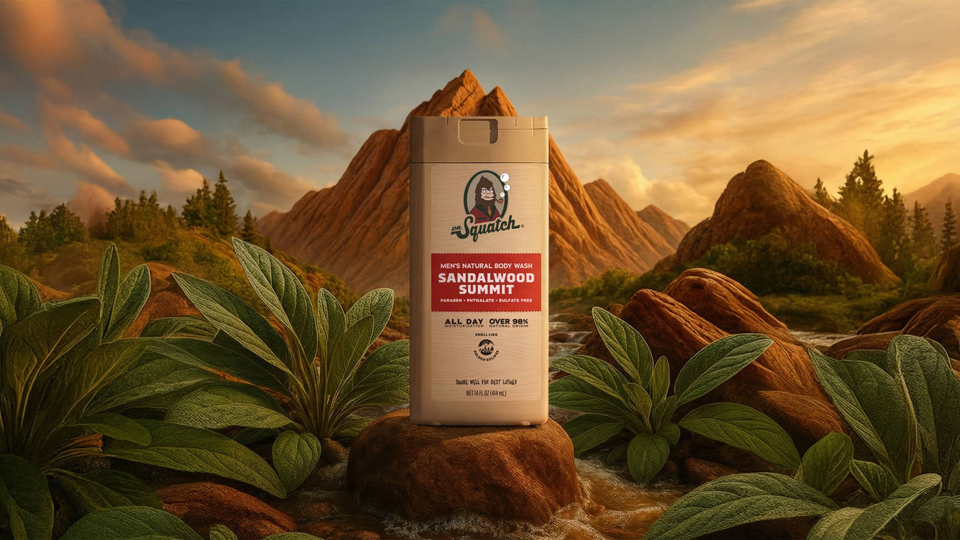 14 oz Sandalwood Summit Body Wash - Classic Shower Bar