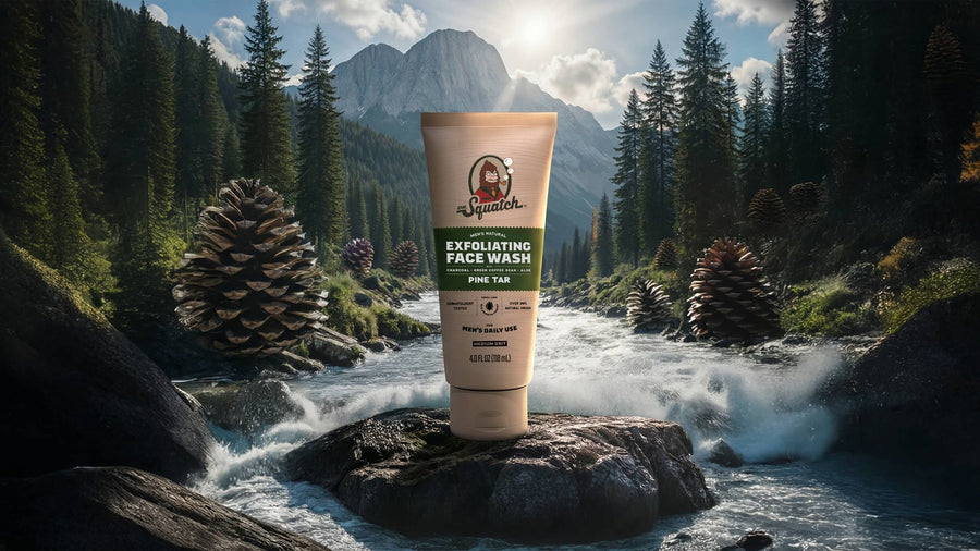 Pine Tar Exfoliating Face Wash - Clean Shower Bar