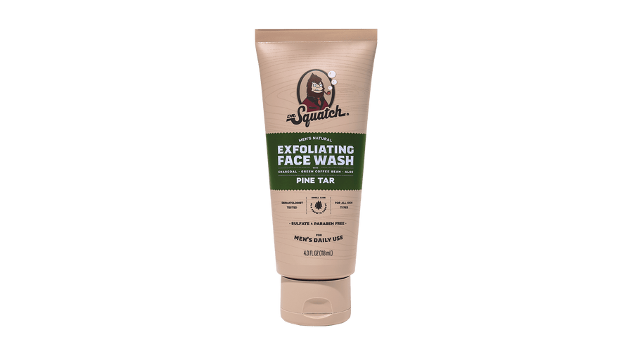 Pine Tar Exfoliating Face Wash - Clean Shower Bar