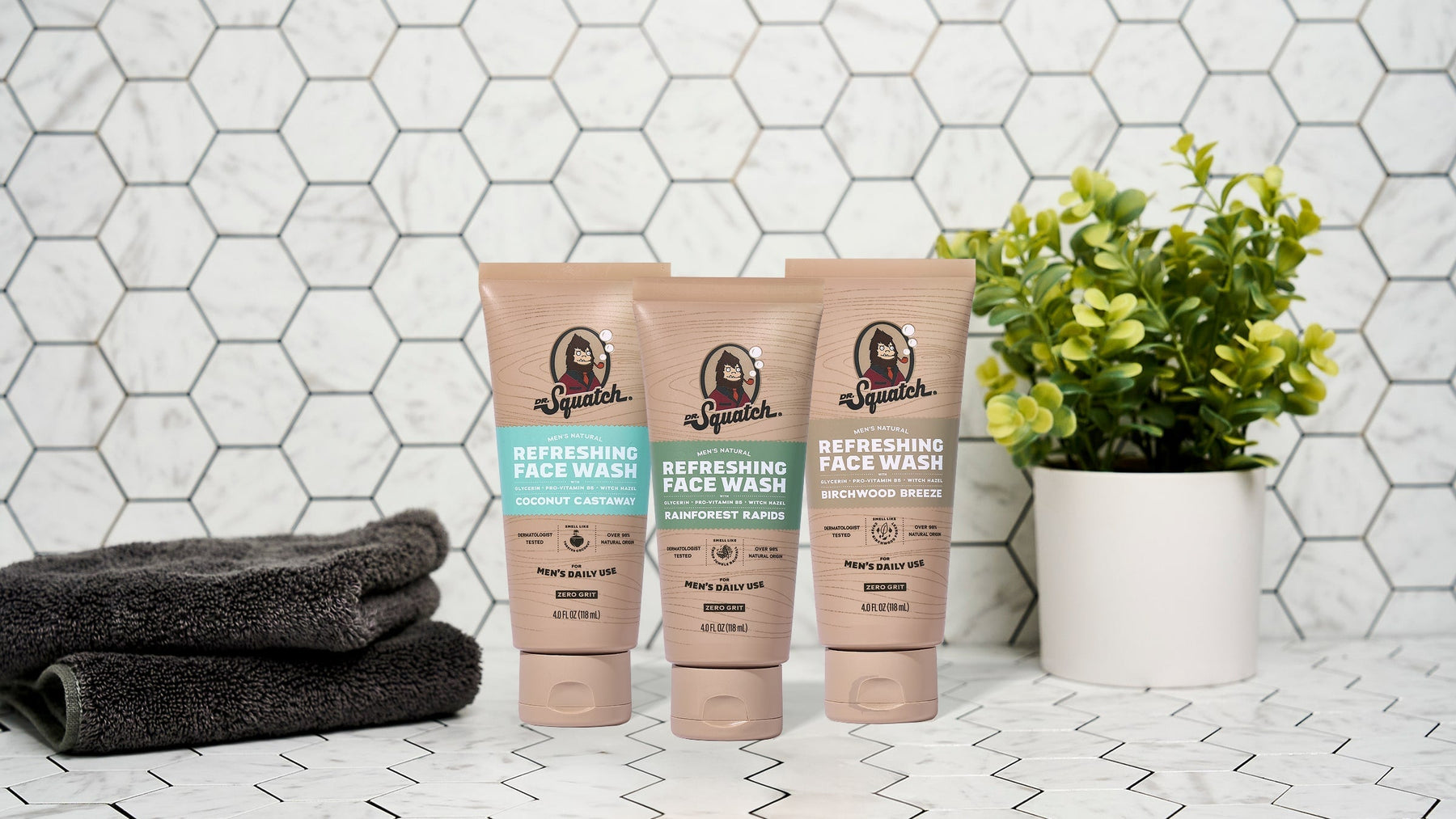 Face Wash 3-Pack - Travel Outdoor Set