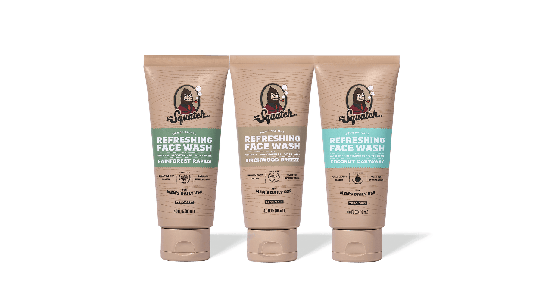 Face Wash 3-Pack - Travel Outdoor Set