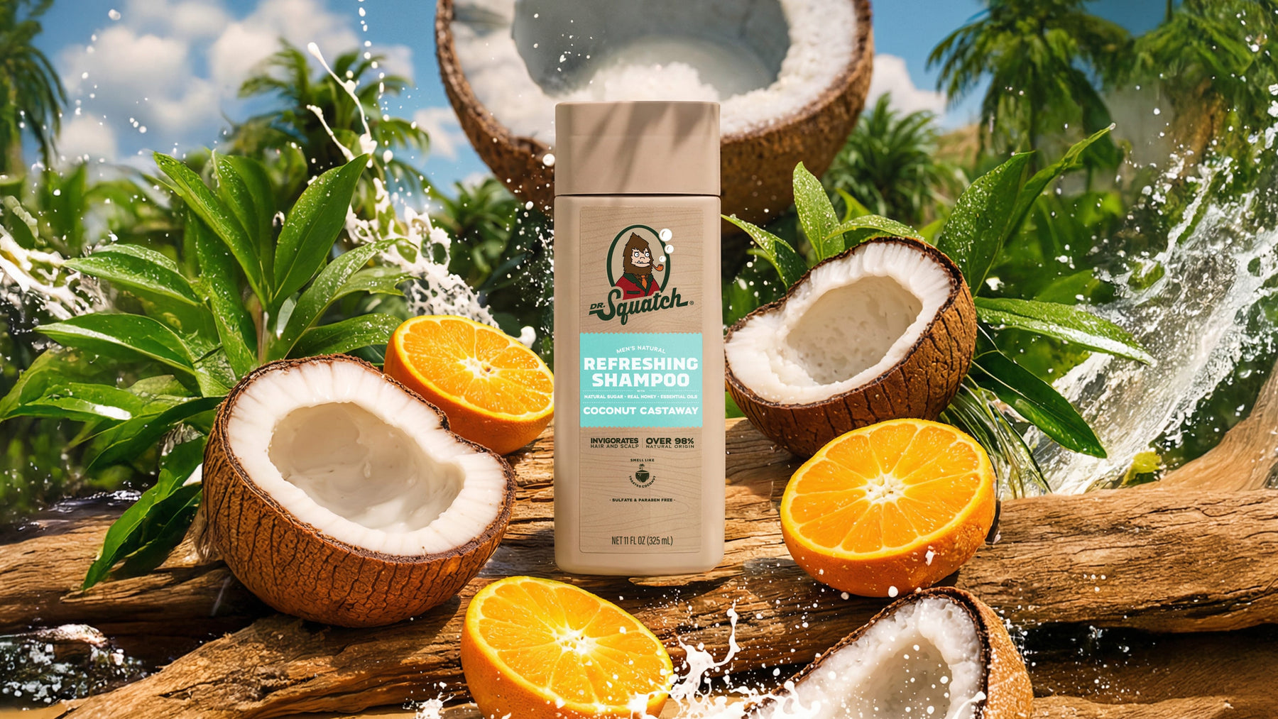 Coconut Castaway Shampoo - Outdoor Fresh Finish
