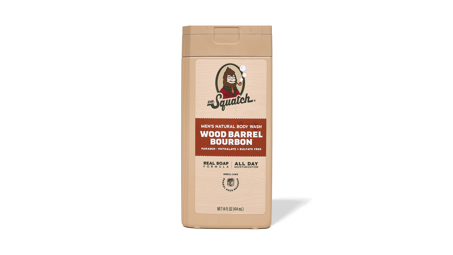 14 oz Wood Barrel Bourbon Body Wash - Smooth Ready