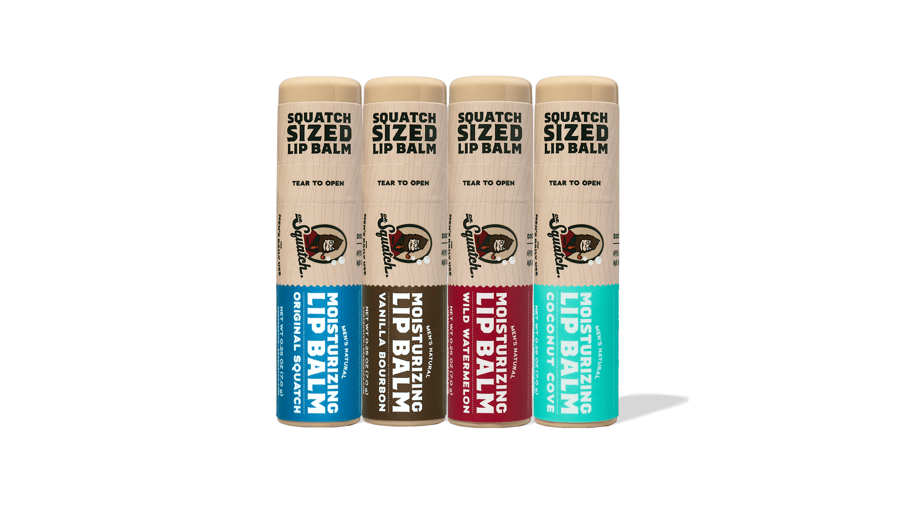 Lip Balm 4-Pack - Lite Pocket